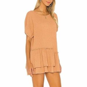 Free People Beach M peach dress/coverup